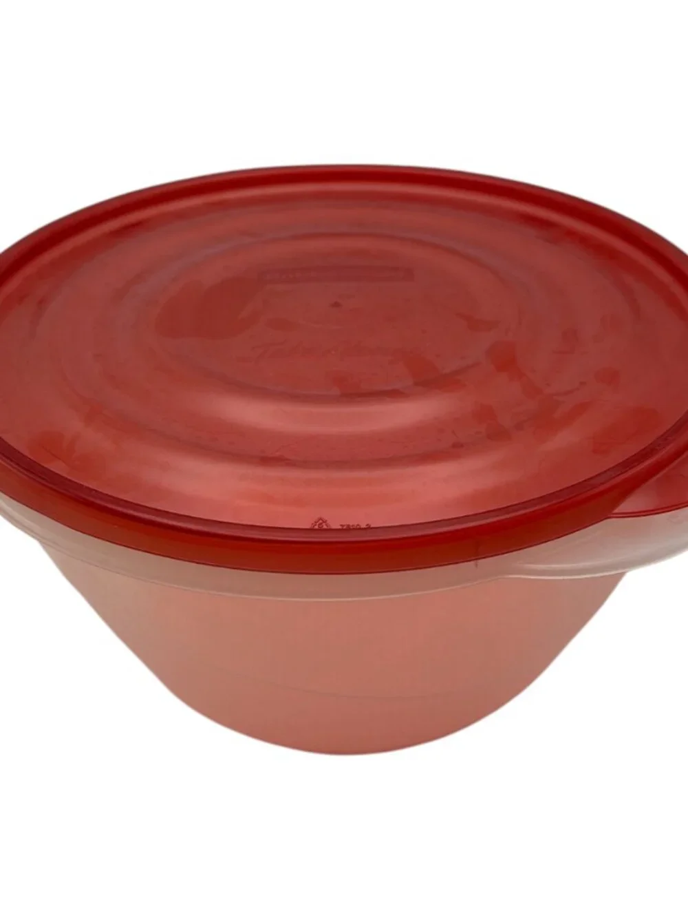 Rubbermaid Take Along Round 12 Cup Bowl 7B10 & Lid 7610 EUC